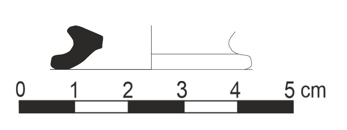 Hellenistic Period Ceramic #2898 technical drawing