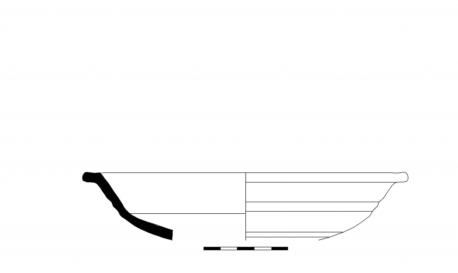 Roman Period Ceramic #2732 technical drawing