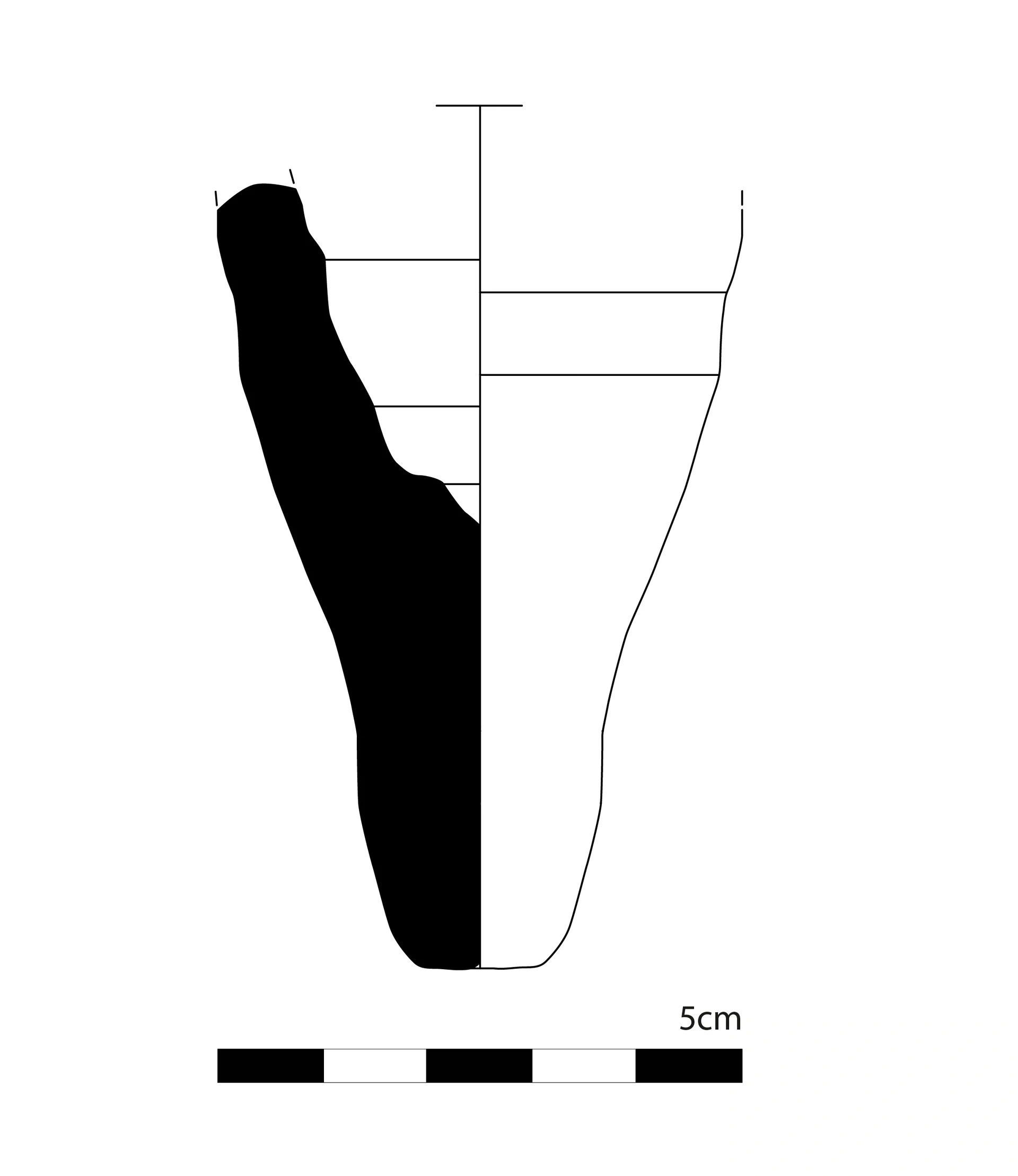Roman Period Ceramic #878 technical drawing