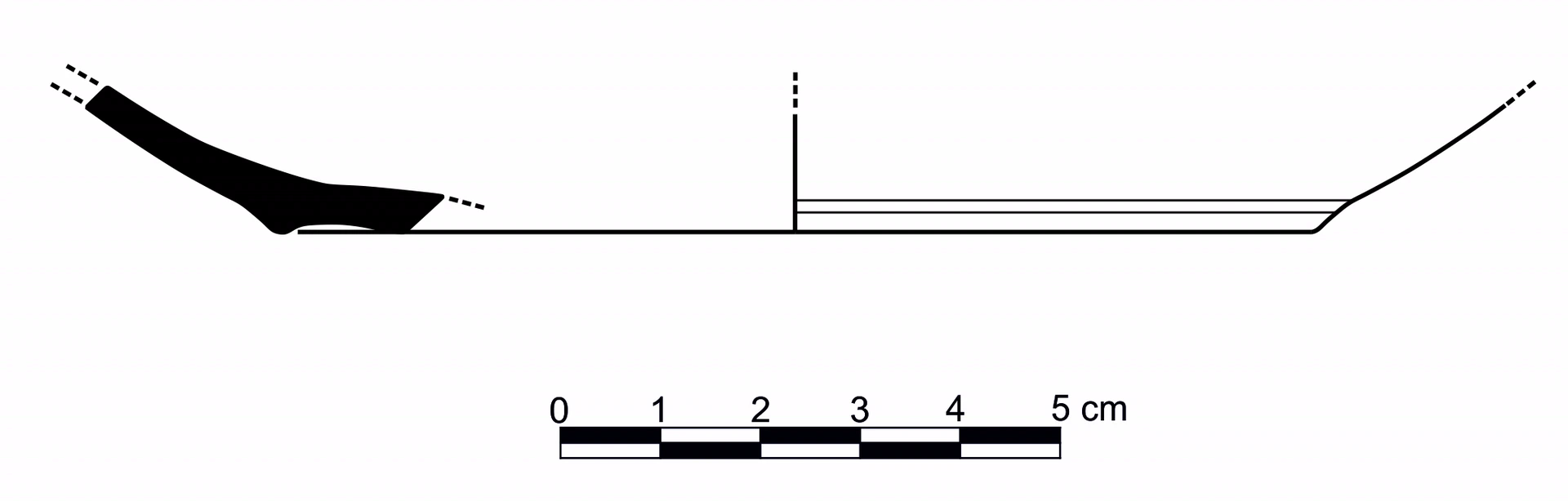 Roman Period Ceramic #2384 technical drawing