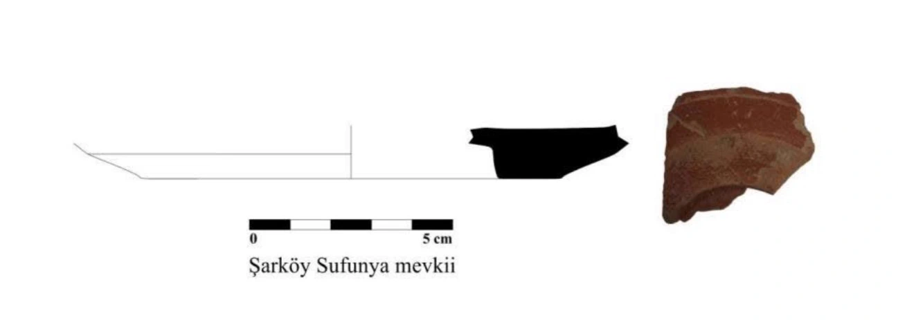 Roman Period Ceramic #2657 technical drawing