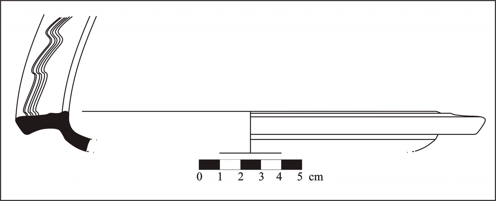 Roman Period Ceramic #593 technical drawing