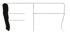 Roman Period Ceramic #1768 technical drawing