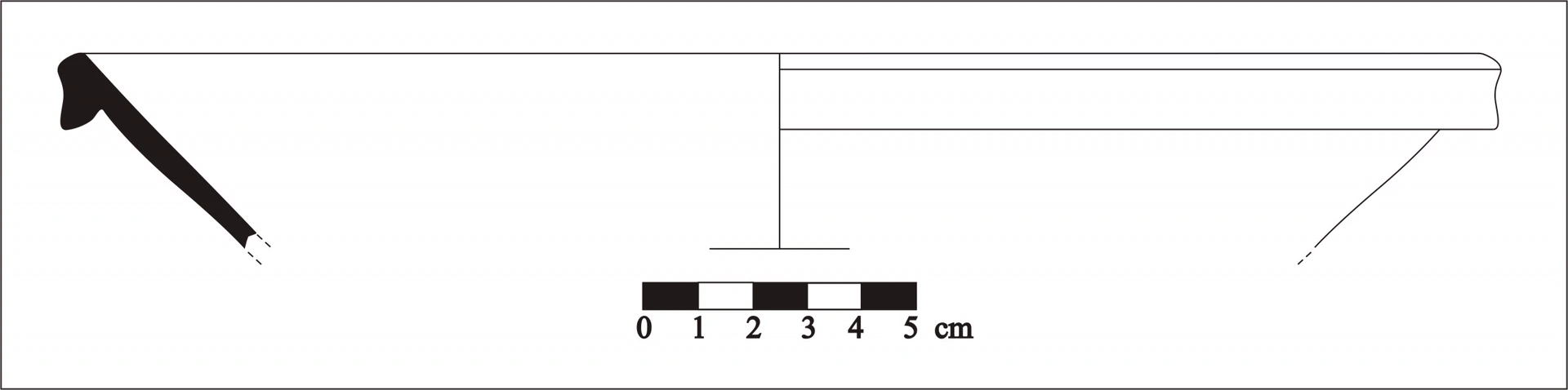 Roman Period Ceramic #672 technical drawing