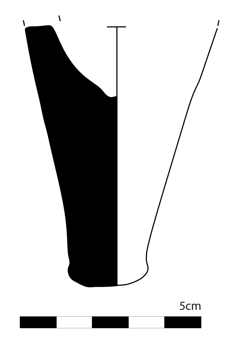 Roman Period Ceramic #885 technical drawing