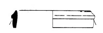Roman Period Ceramic #1657 technical drawing