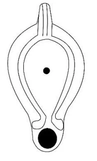 Roman Period Ceramic #1635 technical drawing