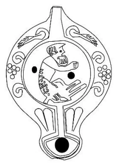 Roman Period Ceramic #1643 technical drawing