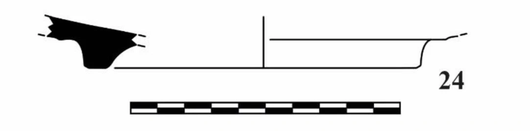 Roman Period Ceramic #2774 technical drawing