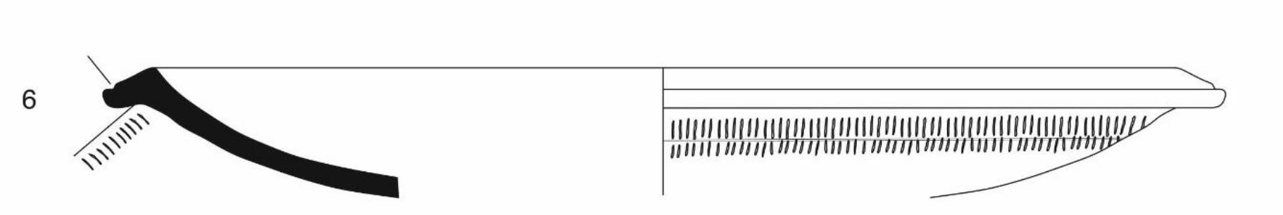 Roman Period Ceramic #2855 technical drawing
