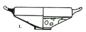 Hellenistic Period Ceramic #2357 technical drawing