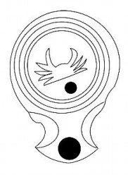 Roman Period Ceramic #1623 technical drawing