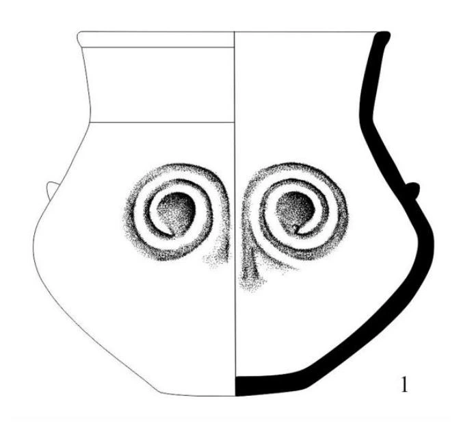 Bronze Age Ceramic #1171 technical drawing