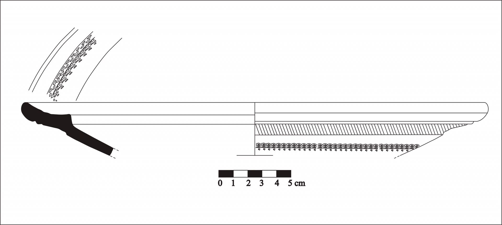 Roman Period Ceramic #644 technical drawing