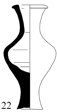 Hellenistic Period Ceramic #2338 technical drawing