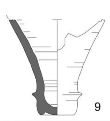 Roman Period Ceramic #2838 technical drawing