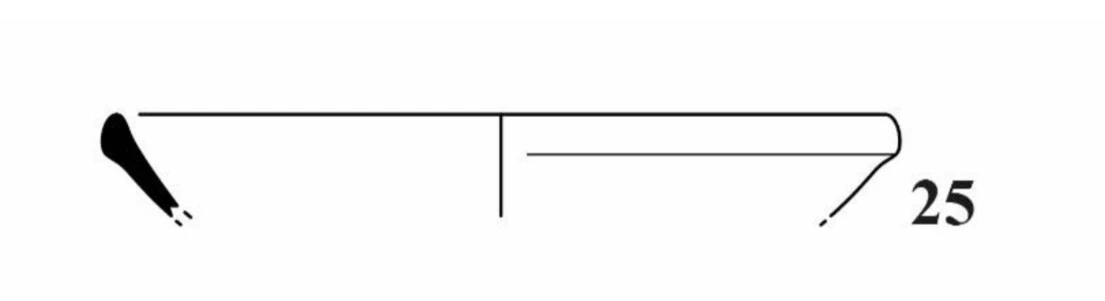 Roman Period Ceramic #2775 technical drawing