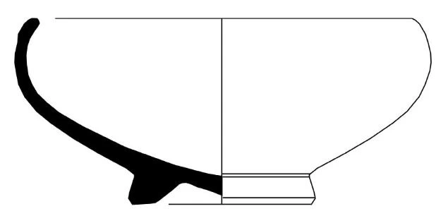 Hellenistic Period Ceramic #2310 technical drawing