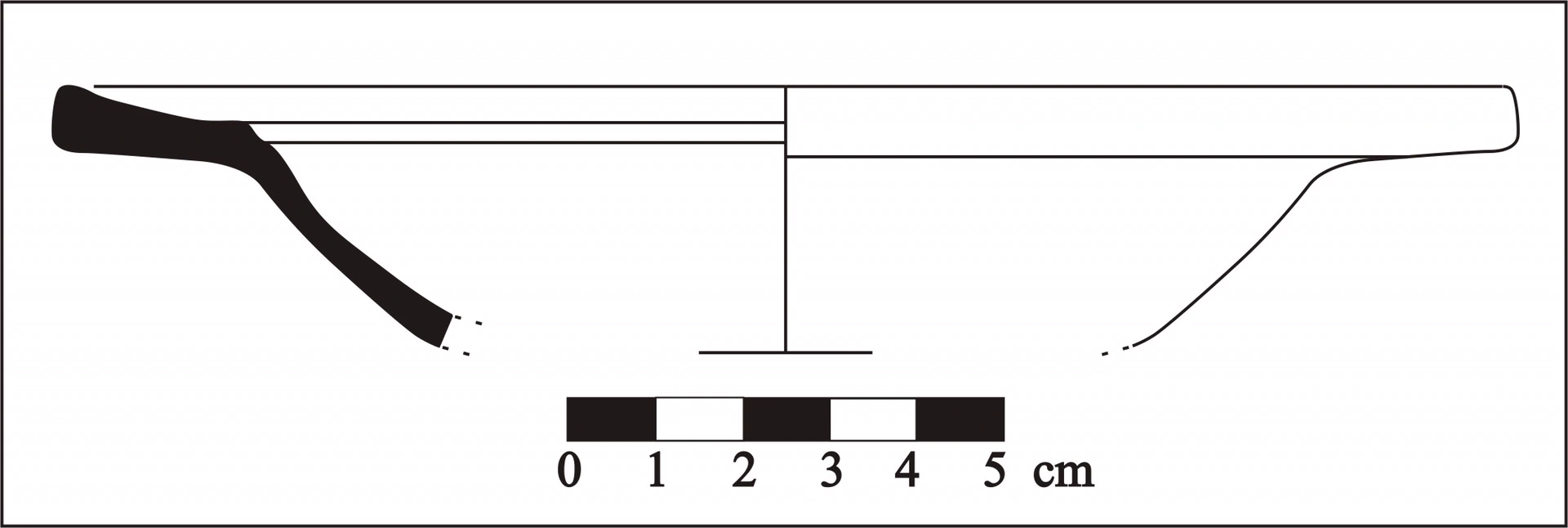 Roman Period Ceramic #603 technical drawing
