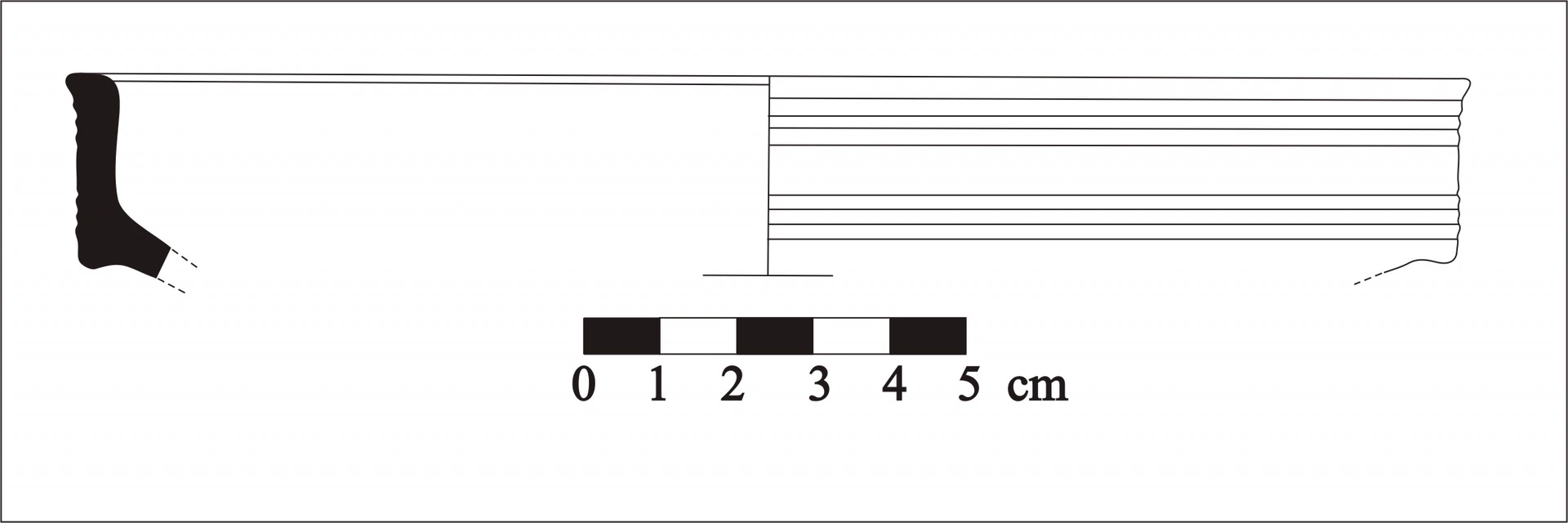 Roman Period Ceramic #640 technical drawing