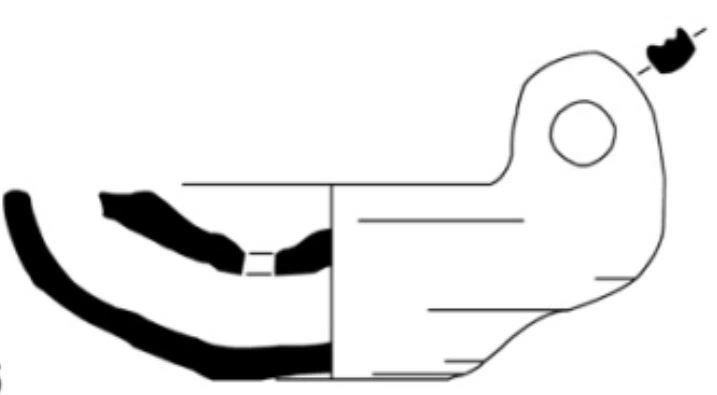 Roman Period Ceramic #2049 technical drawing