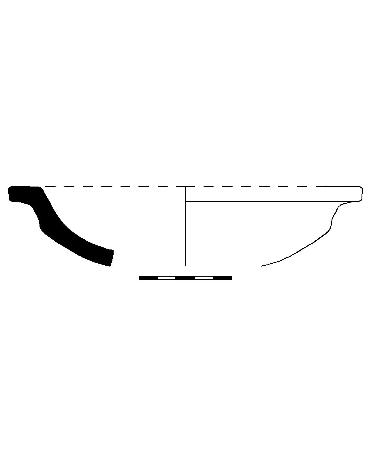 Roman Period Ceramic #2729 technical drawing
