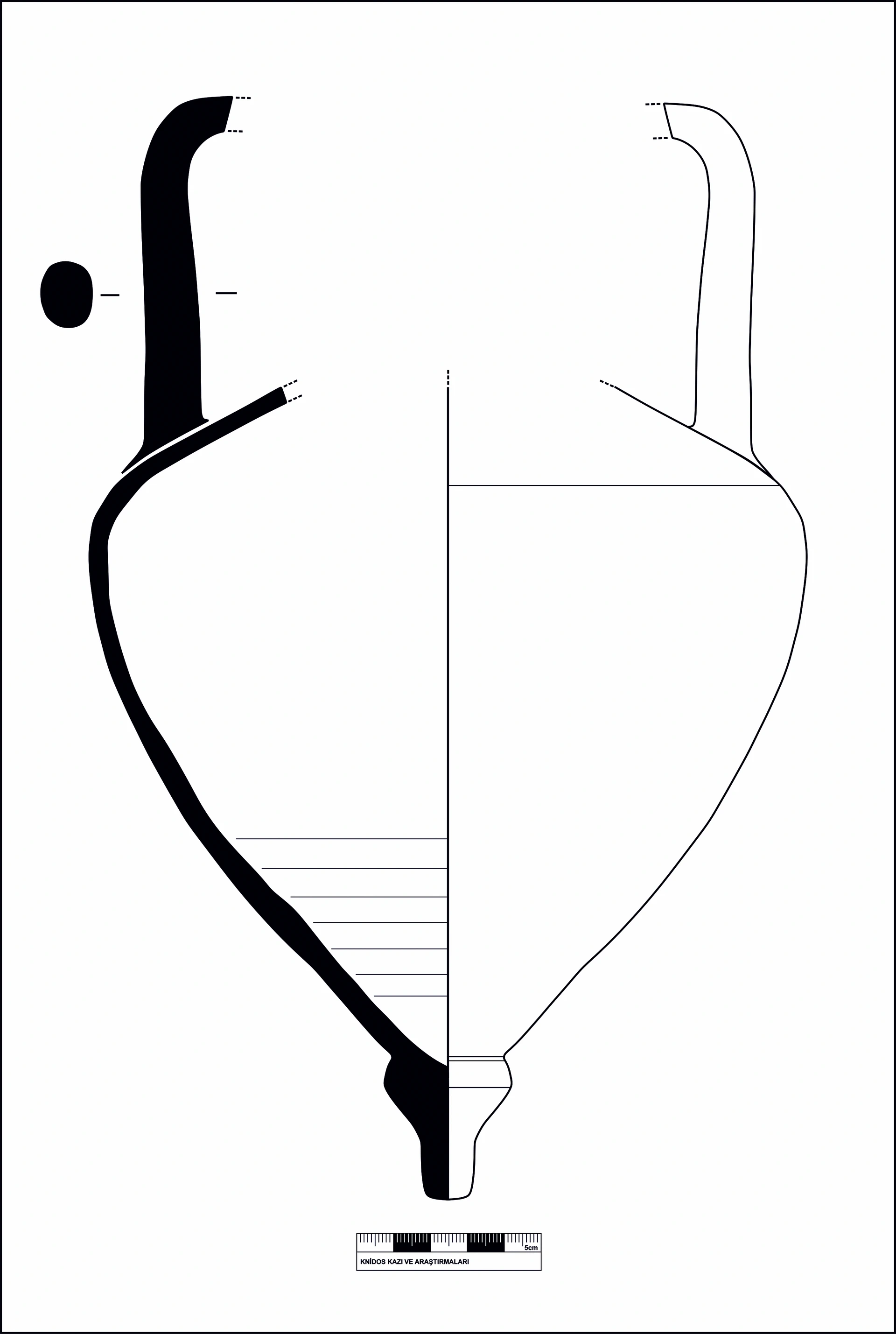 Hellenistic Period Ceramic #2149 technical drawing