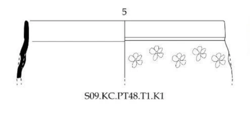Roman Period Ceramic #2552 technical drawing