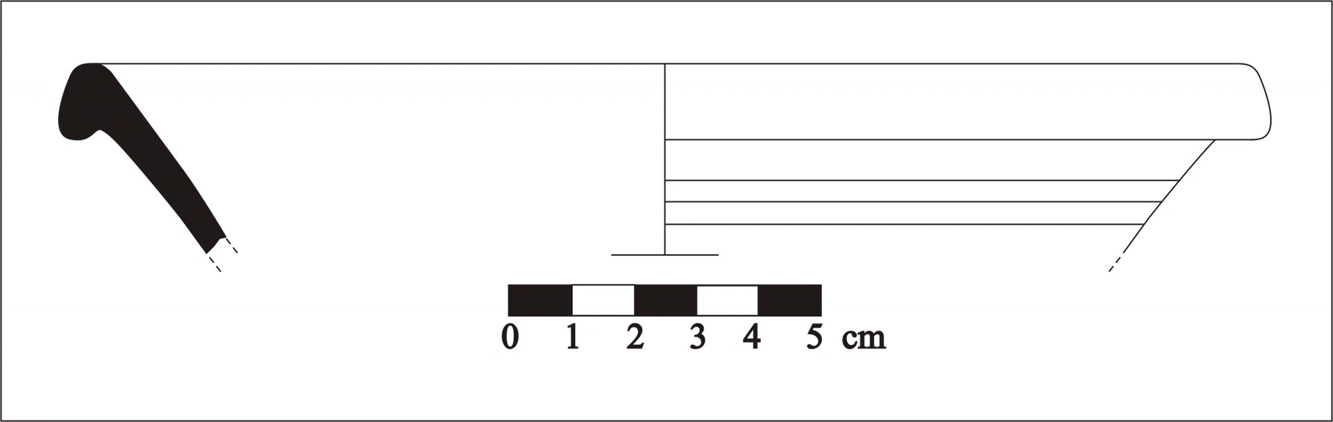 Roman Period Ceramic #663 technical drawing