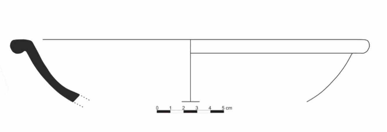 Roman Period Ceramic #2599 technical drawing