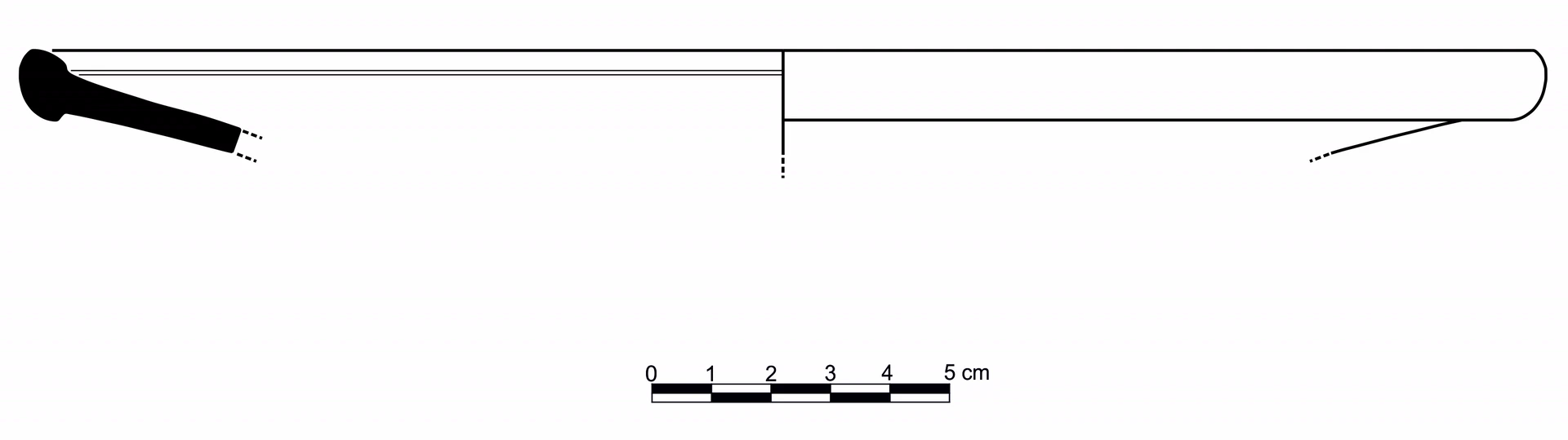 Roman Period Ceramic #2376 technical drawing