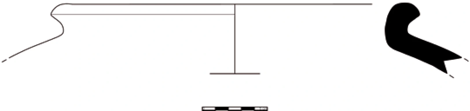Chalcolithic Age Ceramic #988 technical drawing