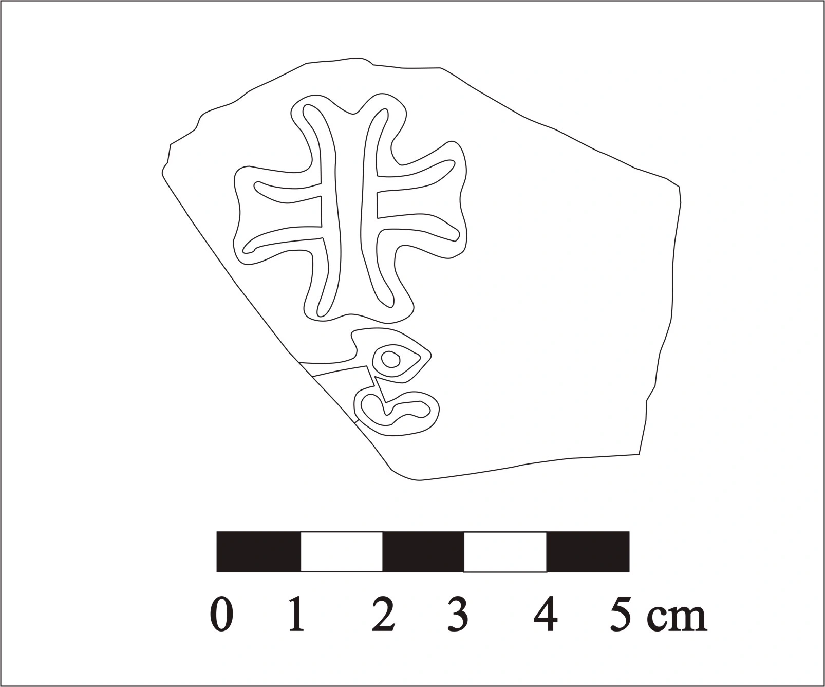 Roman Period Ceramic #570 technical drawing