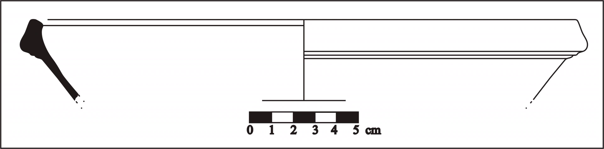Roman Period Ceramic #598 technical drawing