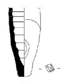 Roman Period Ceramic #2070 technical drawing
