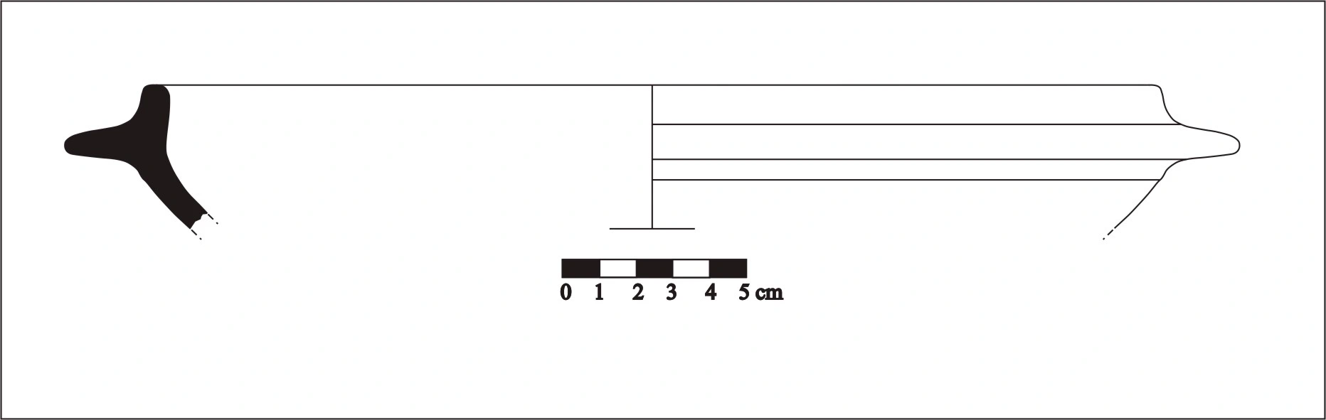 Roman Period Ceramic #583 technical drawing