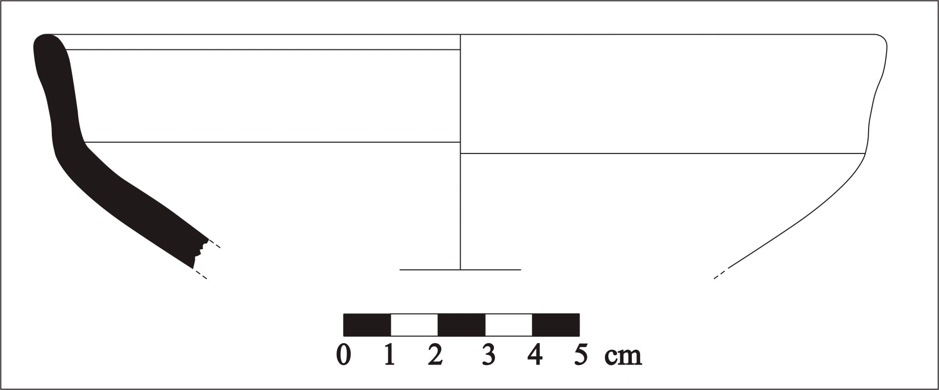 Roman Period Ceramic #630 technical drawing