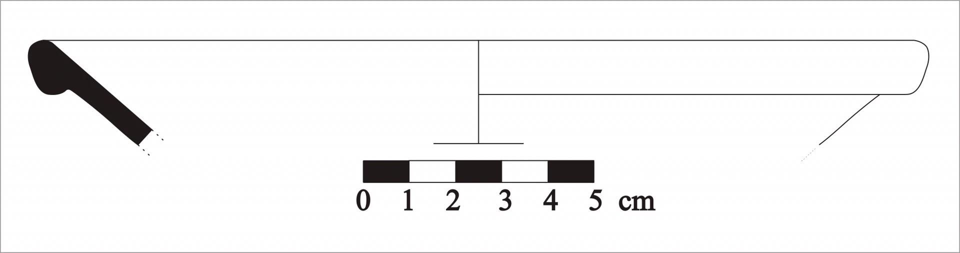Roman Period Ceramic #732 technical drawing