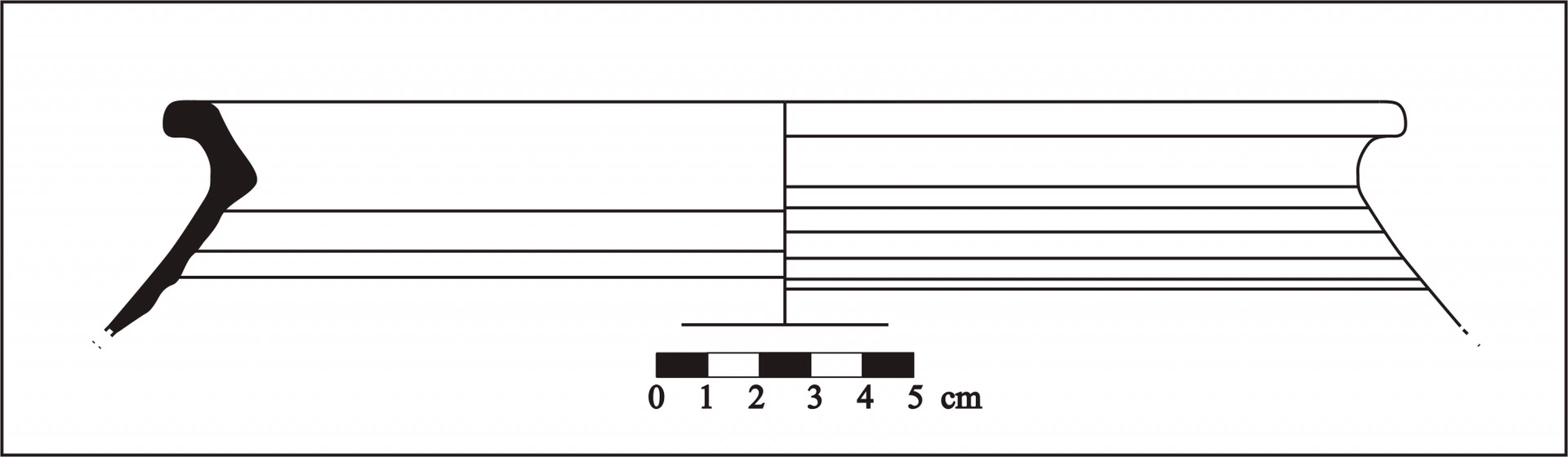 Roman Period Ceramic #845 technical drawing