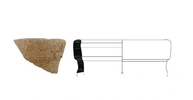 Roman Period Ceramic #2602 technical drawing