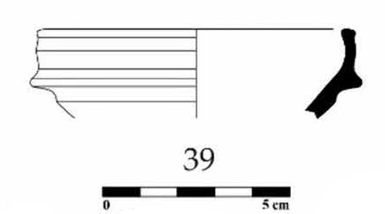 Roman Period Ceramic #958 technical drawing