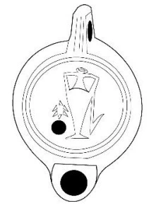 Roman Period Ceramic #1629 technical drawing
