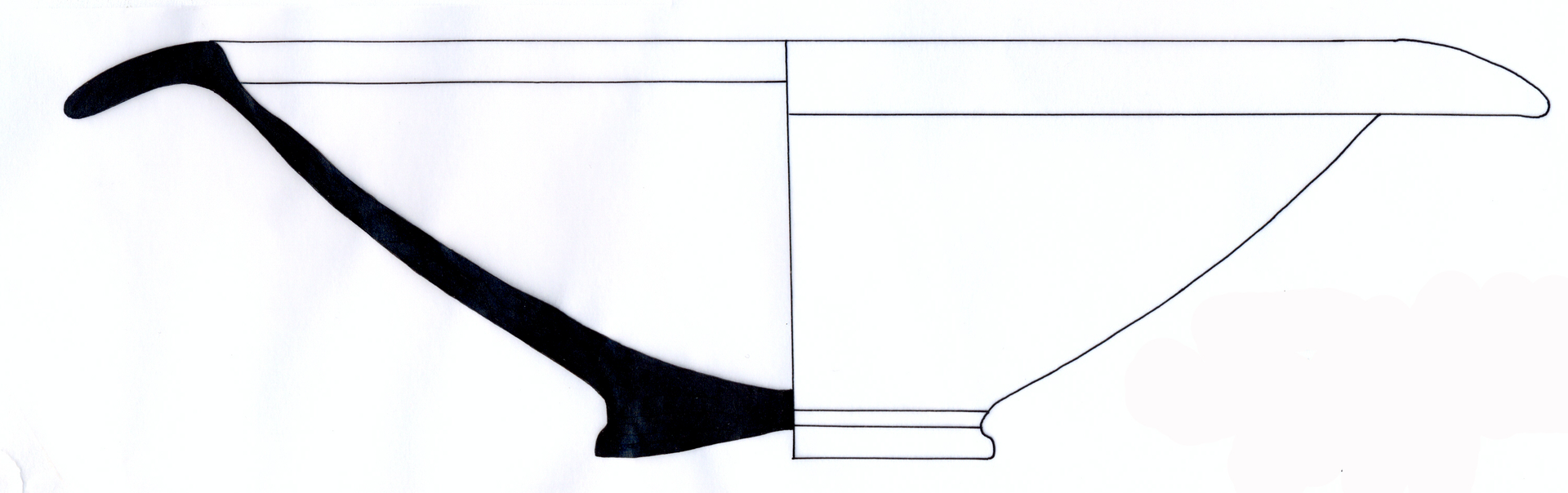 Classical Period Ceramic #2456 technical drawing