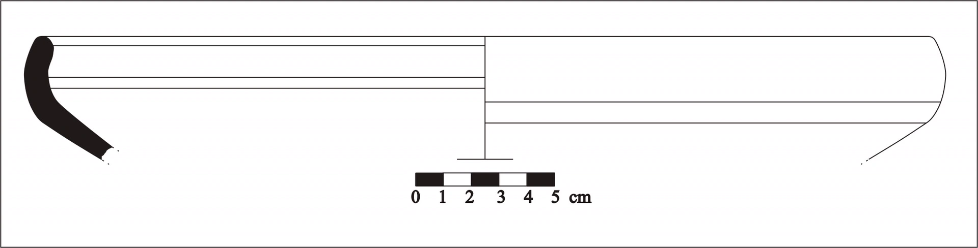 Roman Period Ceramic #708 technical drawing