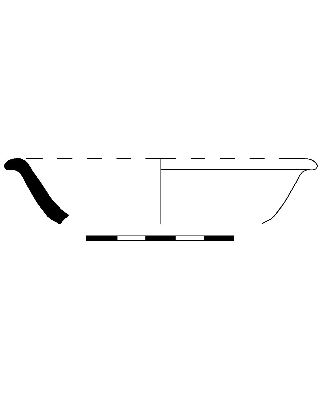 Roman Period Ceramic #2748 technical drawing