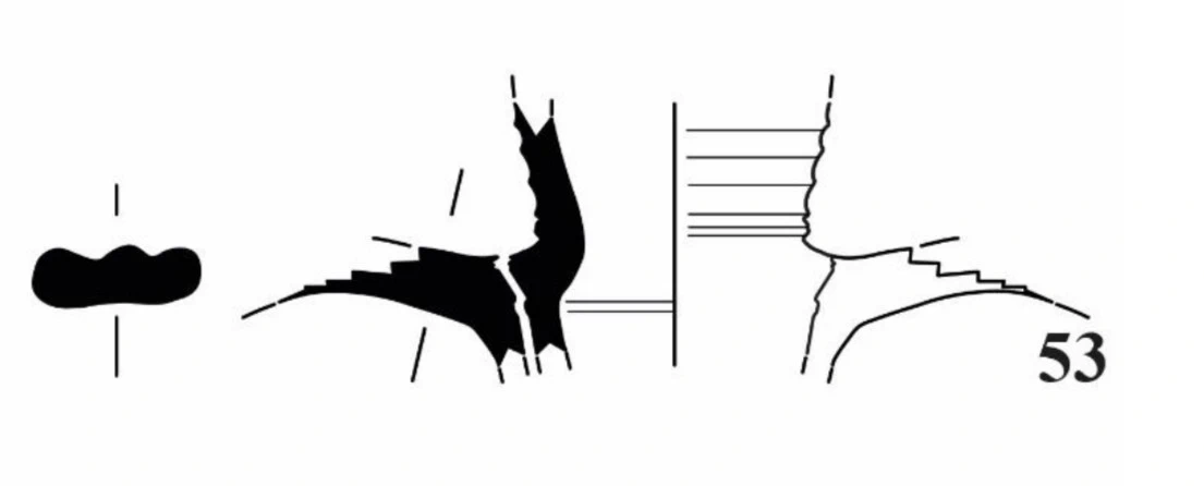 Roman Period Ceramic #2803 technical drawing
