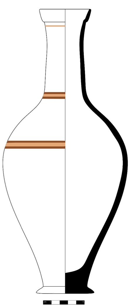 Hellenistic Period Ceramic #1795 technical drawing