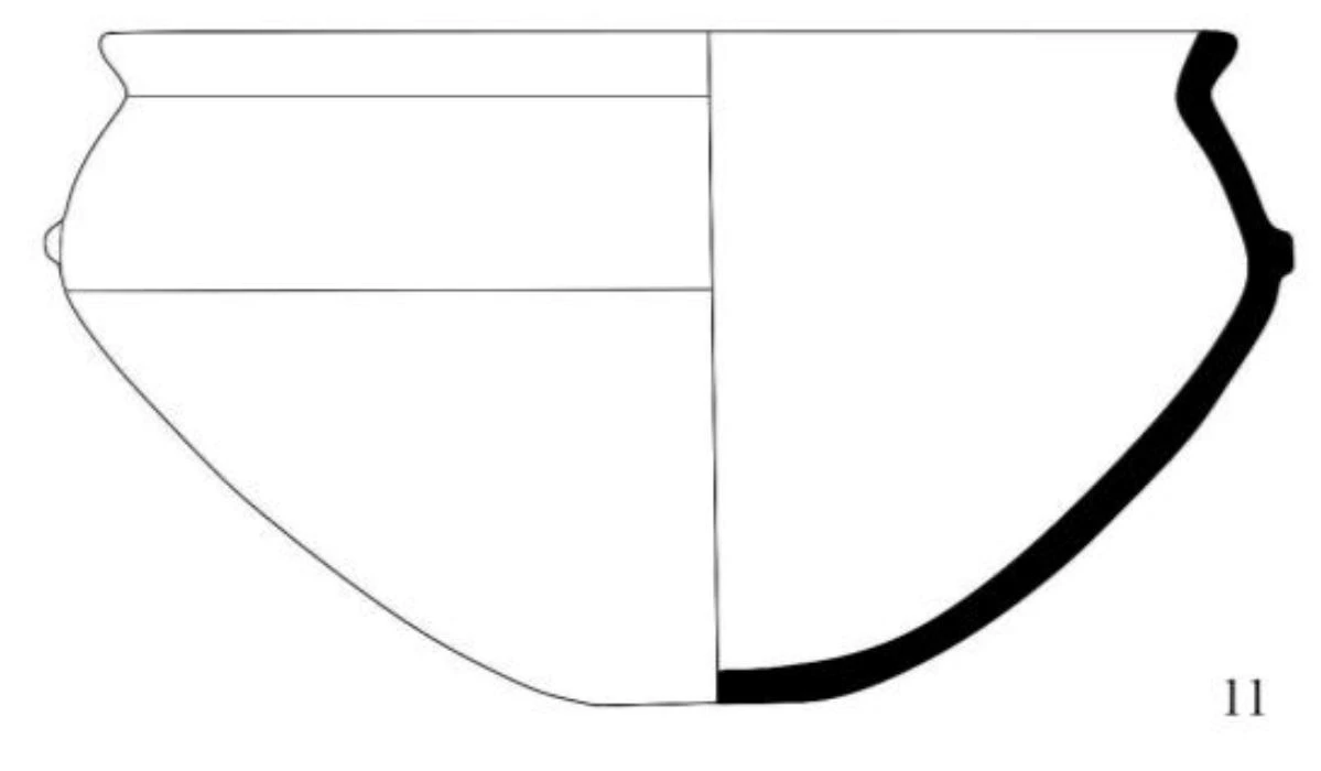 Bronze Age Ceramic #1228 technical drawing