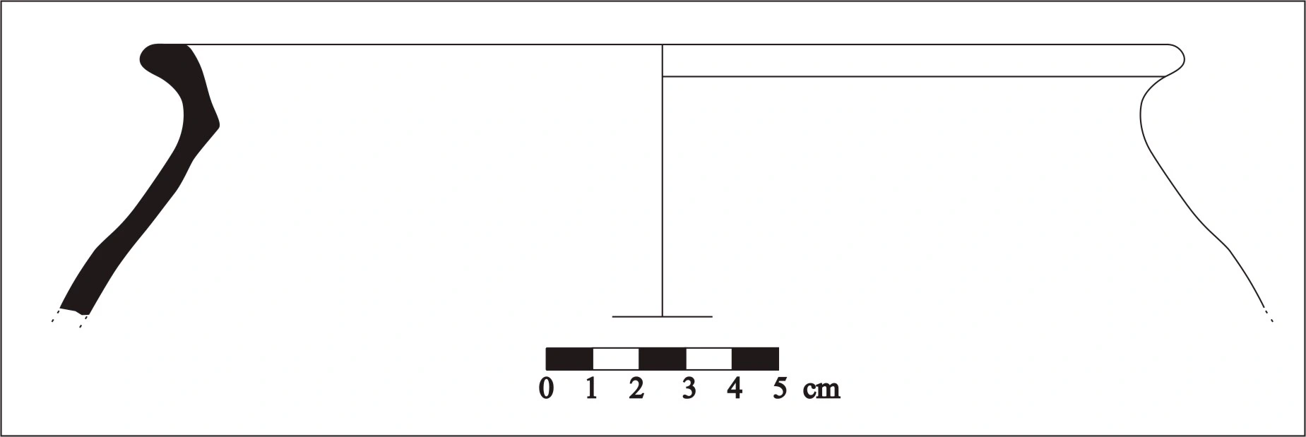 Roman Period Ceramic #843 technical drawing