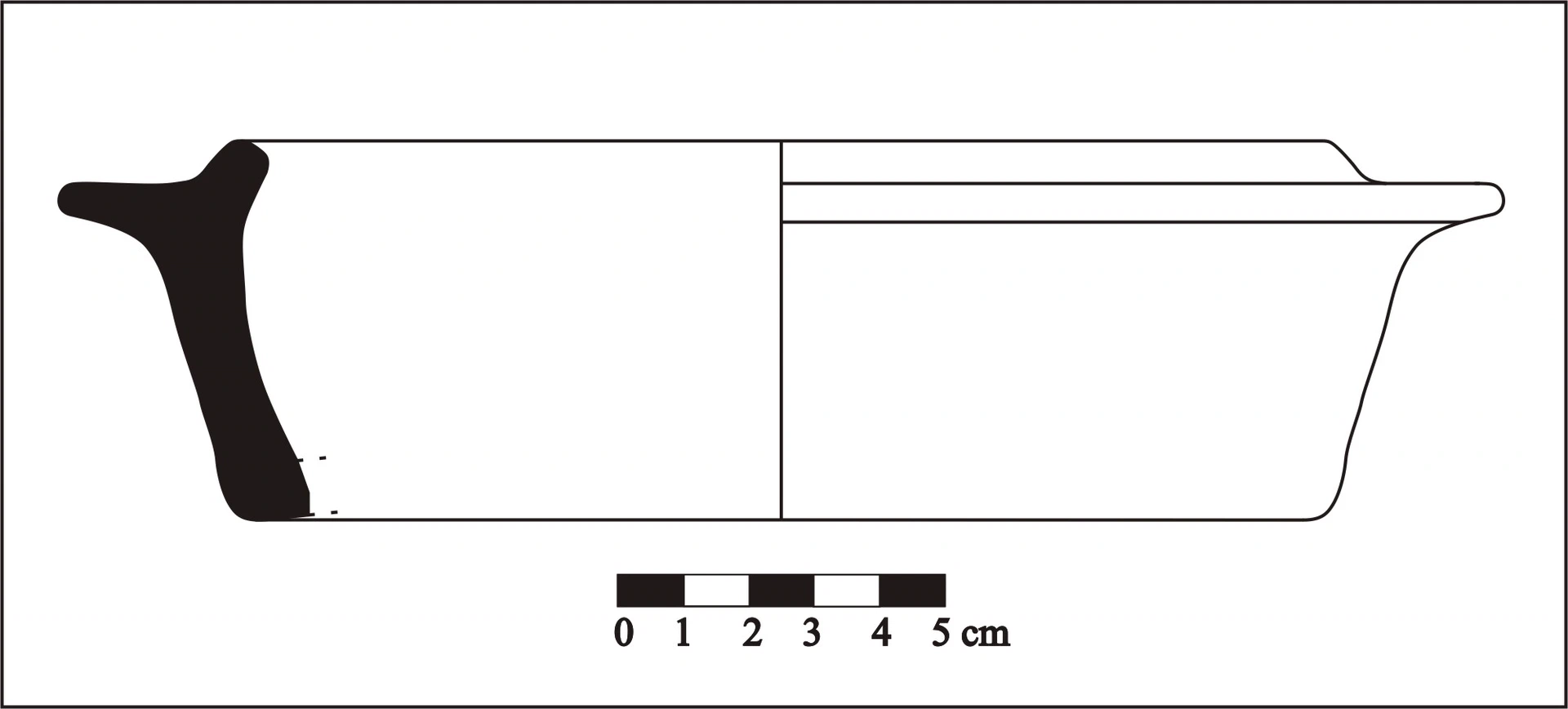 Roman Period Ceramic #862 technical drawing